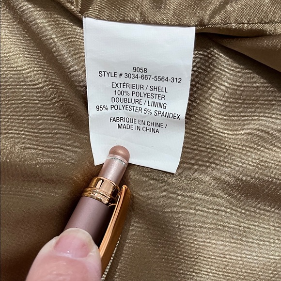 Coppery Gold Sequinned Skirt by Laura Plus 14+ - Picture 8 of 10